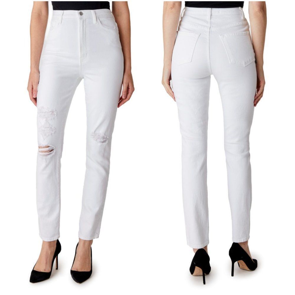J Brand 1212 Runway Super High-Rise Slim Straight